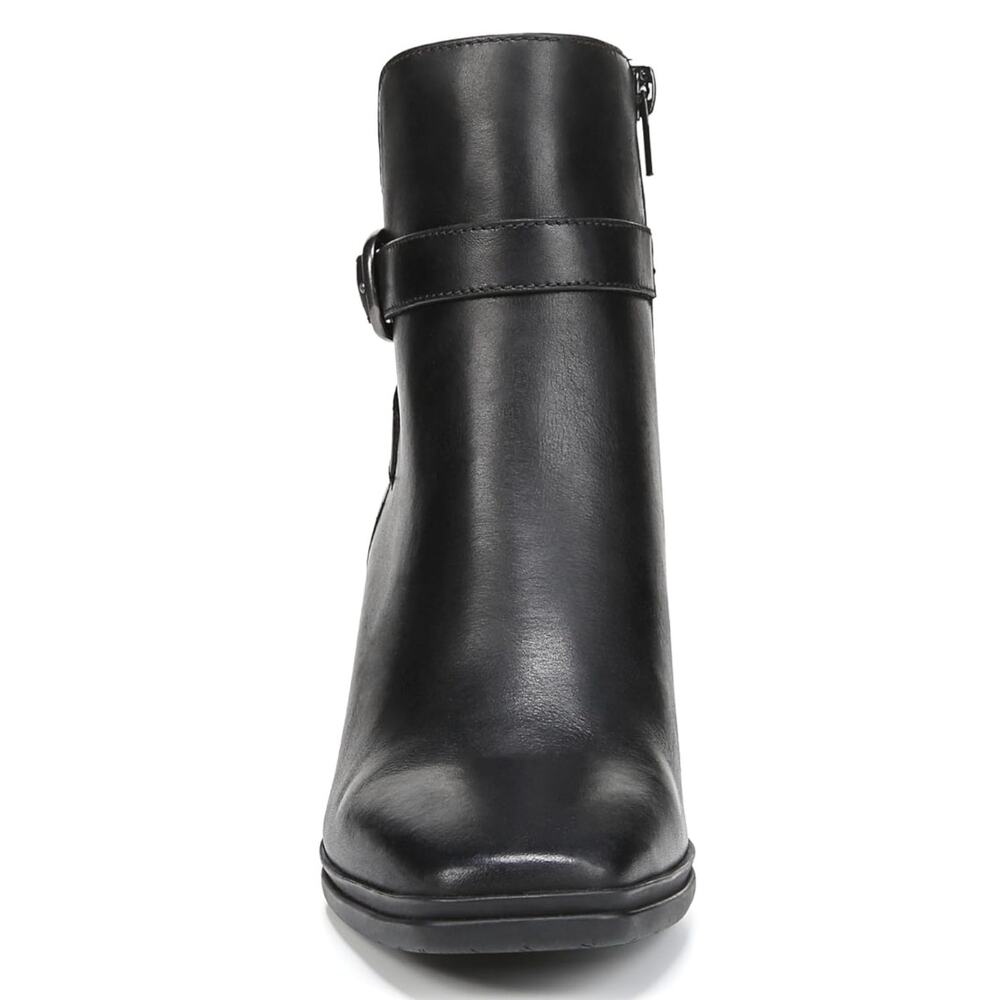 Naturalizer AIMEE Water Resistant Leather Ankle Boots Booties| Womens 9.5, Black - Picture 3 of 5